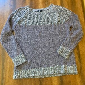 FATE Anthropology crew neck sweater women’s XL purple marbled pullover c…